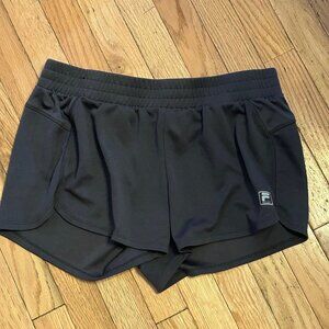 Fila Sport Womens Shorts Charcoal‎ Gray Size Large
